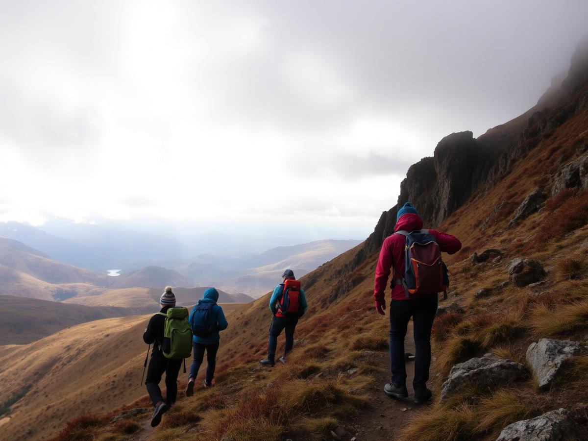 Guided hill walking